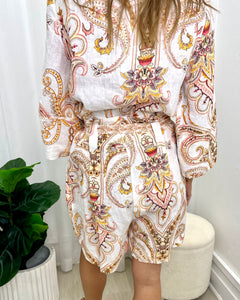 Renee Linen Shorts