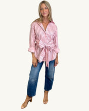 Load image into Gallery viewer, Sweetheart Stripe Tie Shirt