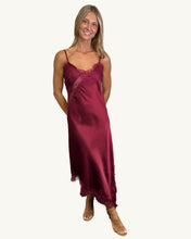 Load image into Gallery viewer, Amelia Satin Slip Dress
