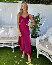 Load image into Gallery viewer, Amelia Satin Slip Dress