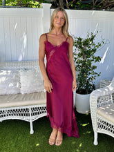 Load image into Gallery viewer, Amelia Satin Slip Dress