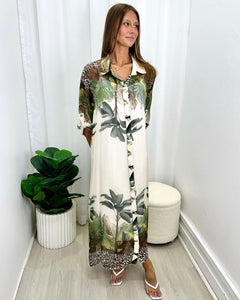 Dolci Palma Silk Dress