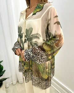 Dolci Palma Silk Shirt