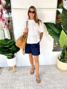 Ophelia Boho Peplum Top