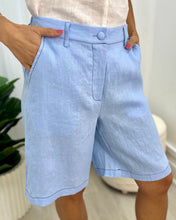 Load image into Gallery viewer, Heidi Contrast Stitch Bermuda Shorts