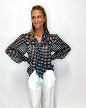Load image into Gallery viewer, Priscilla Plaid Blouse