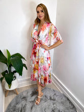Load image into Gallery viewer, Flower Chiffon Dress