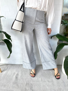 Cinza Wide Leg Pants