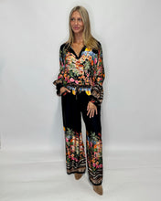 Load image into Gallery viewer, Lisa Silk Pant-Riviera Eclipse
