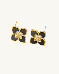 SS CZ Flower Studs