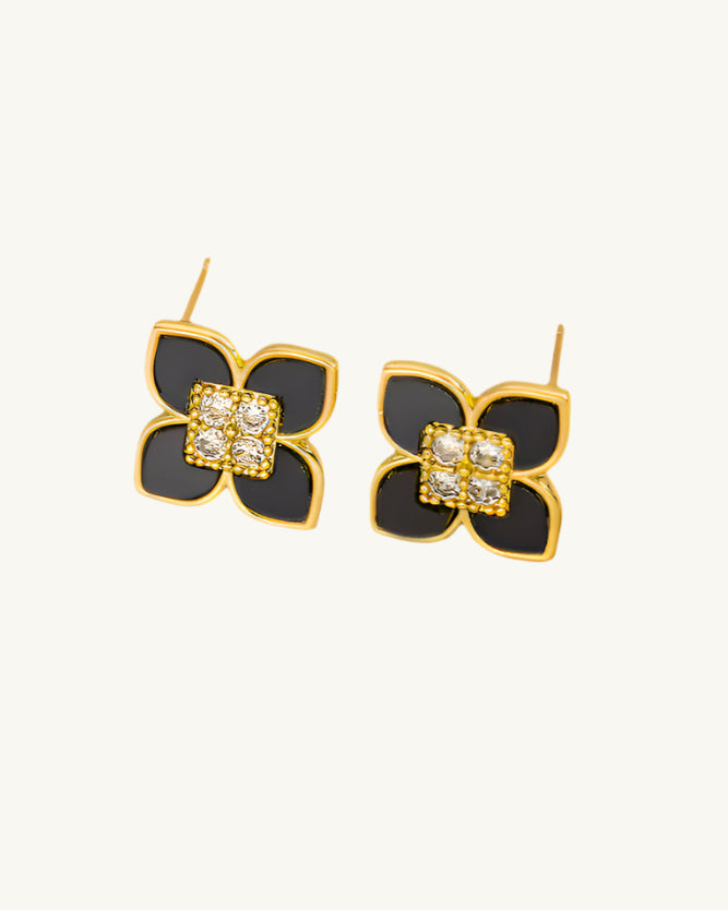 SS CZ Flower Studs