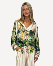 Load image into Gallery viewer, Madam Silk Top-Ivory Rainforest