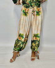 Load image into Gallery viewer, Lisa Silk Pant - Ivory Rainforest