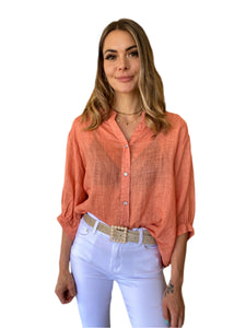 Dallas Shirt - Burnt Orange