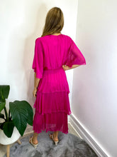 Load image into Gallery viewer, Mira Silk Tie Dress