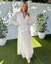 Load image into Gallery viewer, Trinny Sequin Skirt With Tulle Overlay