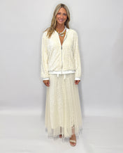 Load image into Gallery viewer, Trinny Velvet Sequin Bomber Jacket