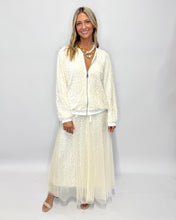 Load image into Gallery viewer, Trinny Velvet Sequin Bomber Jacket