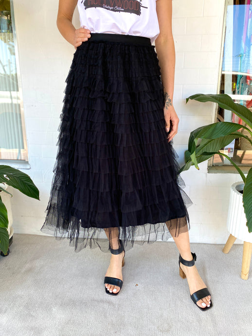 Marilyn Ruffle Skirt