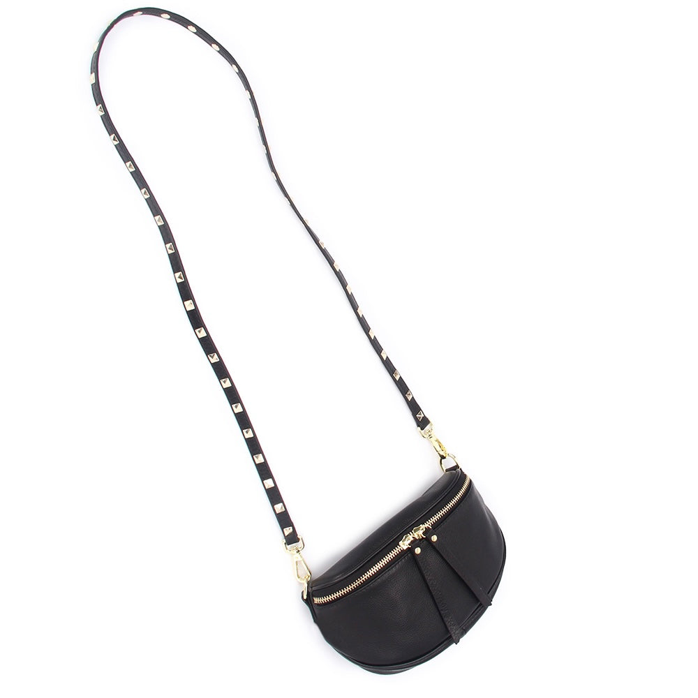 Obsessed Leather & Studs Bag Strap