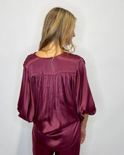 Load image into Gallery viewer, Hera Drape Satin Top