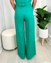 Load image into Gallery viewer, Harlow Linen Pants - Green