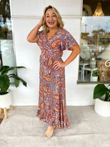 Moni Maxi Wrap Dress