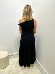 Ebony One Shoulder  Dress