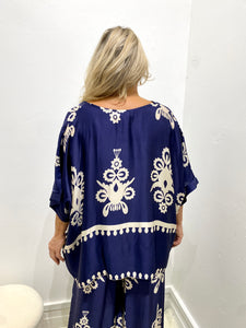 Damask Silk Top