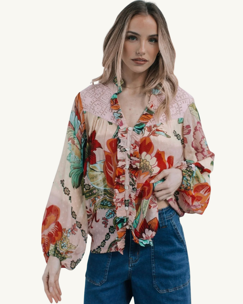 St Tropez Lace Blouse