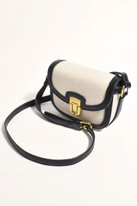 Isobel Fabric Saddle Cross Body Bag