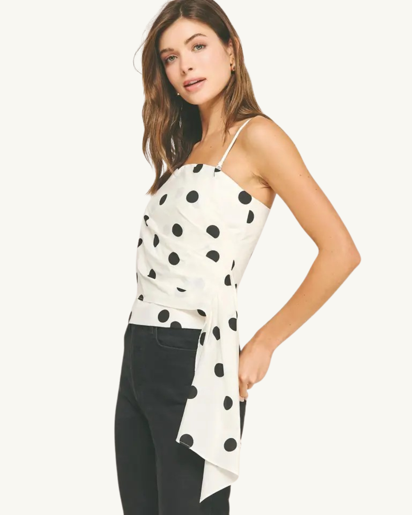 Polka Corset Top