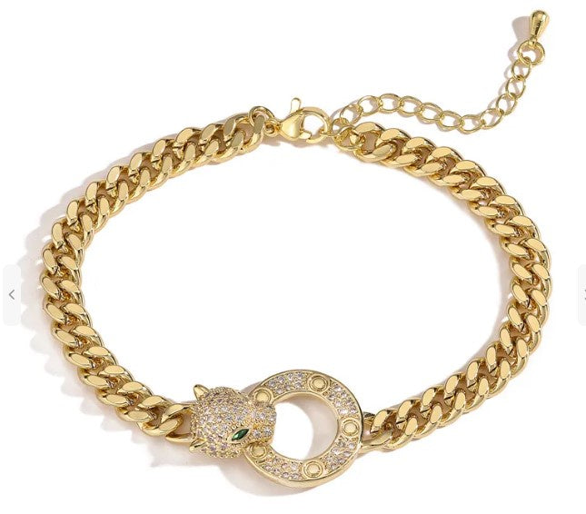 Leopard Pave Bracelet