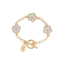 Load image into Gallery viewer, Lotus Clover Link Bracelet