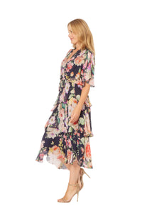 Narcissa Silk Midi Dress