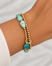 Load image into Gallery viewer, Lotus Multi Gem Bracelet