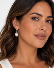 Load image into Gallery viewer, Lotus Petal Pearl Earrings