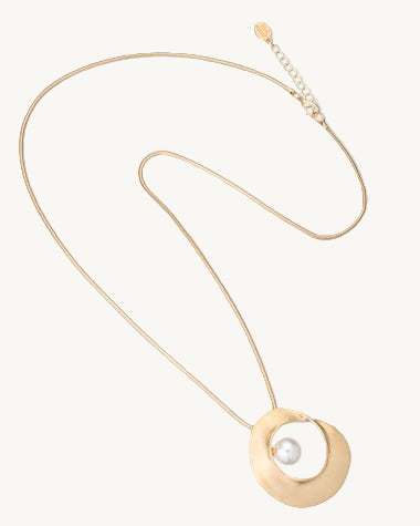 Lotus Pendant Necklace