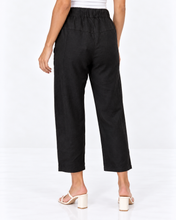 Load image into Gallery viewer, Luxe Linen Pants - Black