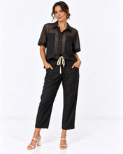 Load image into Gallery viewer, Luxe Linen Pants - Black