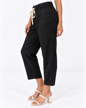 Load image into Gallery viewer, Luxe Linen Pants - Black