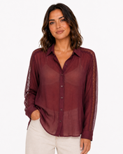 Load image into Gallery viewer, Mabel Shirt - Merlot