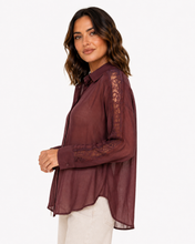 Load image into Gallery viewer, Mabel Shirt - Merlot