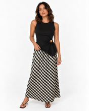 Load image into Gallery viewer, Mae Gingham Maxi Skirt