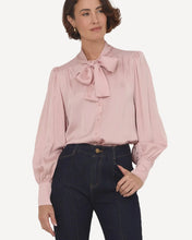 Load image into Gallery viewer, Melody Tie Neck Shirt