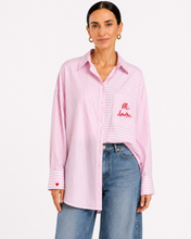 Load image into Gallery viewer, Mi Amore Embroidered Shirt - Pink