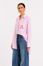 Load image into Gallery viewer, Mi Amore Embroidered Shirt - Pink