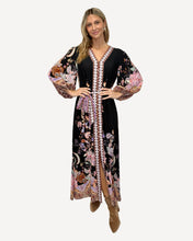 Load image into Gallery viewer, Midnight Bloom Maxi Dress