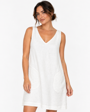 Load image into Gallery viewer, Simone V Neck Linen Short Dress