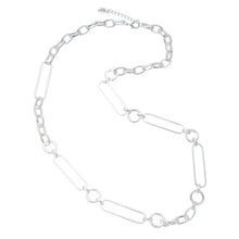 Load image into Gallery viewer, Lotus Paperclip Chain Necklace